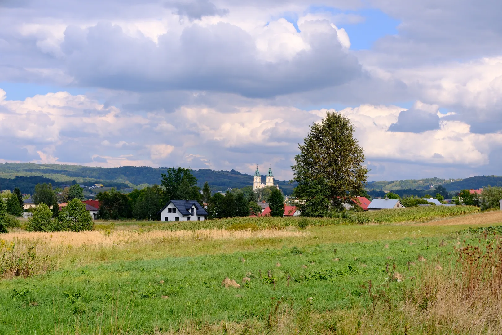 Widok na Sanktuarium ze szlaku