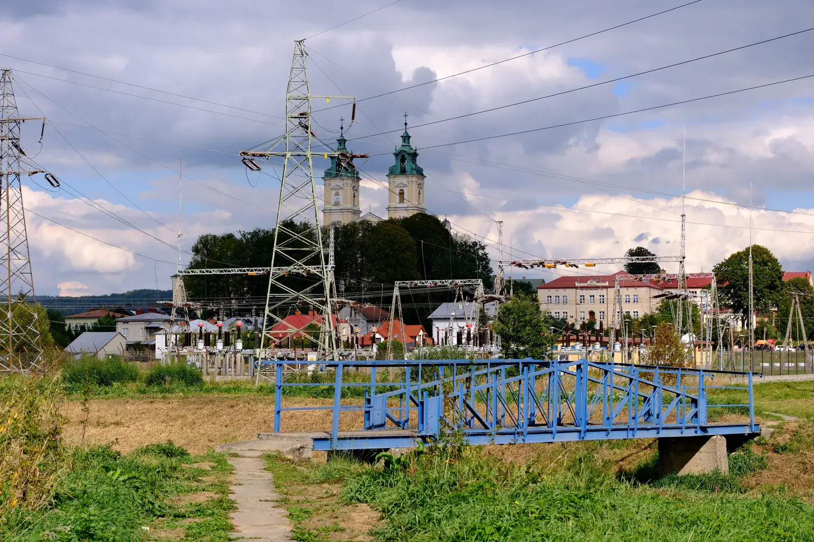 Mostek przed Sanktuarium Maryjnym